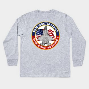 F-35B Lightning II - Made in... Kids Long Sleeve T-Shirt